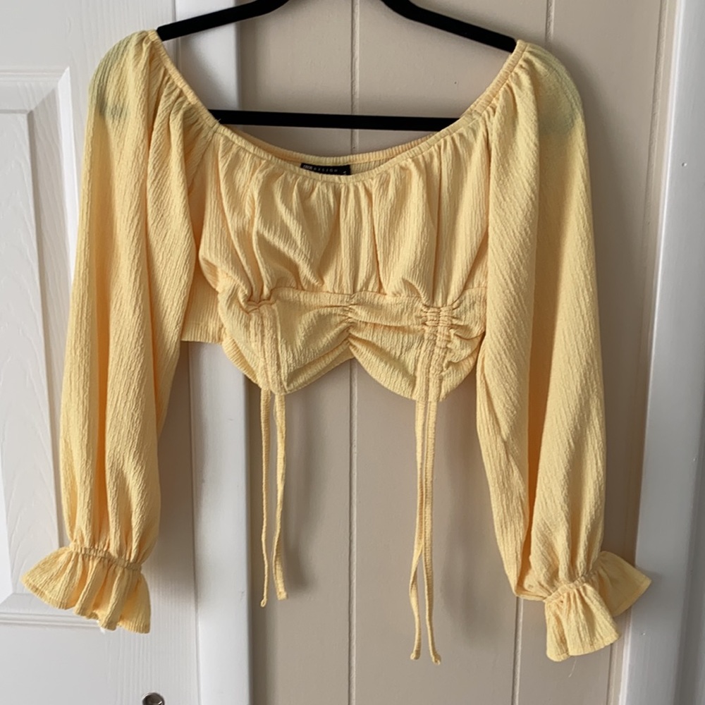 ASOS Design Off The Shoulder Crop Top - Picture 4 of 5